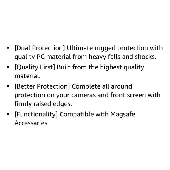 VRS DESIGN Terra Guard Modern MagSafe Case for iPhone 15 Pro 2023 Matte Black - Picture 7 of 7